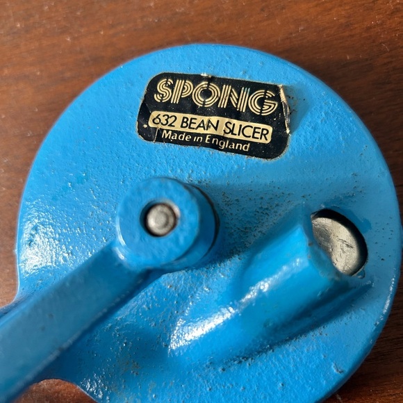 Vintage Blue Spong 632 bean slicer- great for slicing beans- preloved - Picture 4 of 9